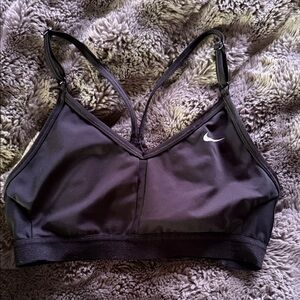 Nike Women's Black Strappy Sports Bra